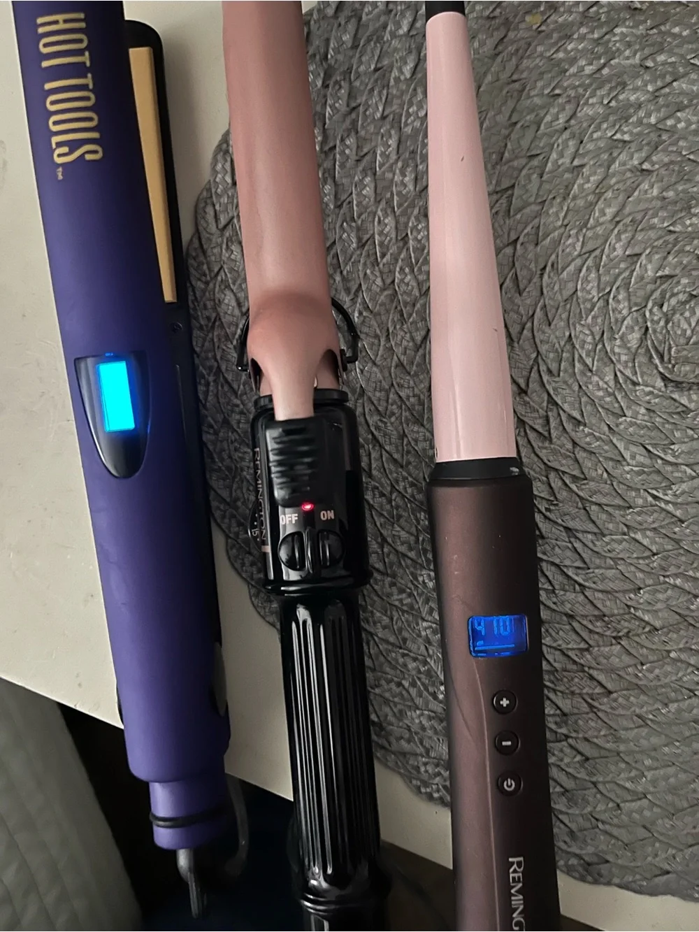 Remington Curling Wand Hot Tools Flat Iron Revlon Curing Iron Bundle